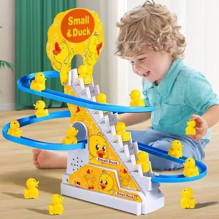 Rechargeable Small Duck Automatic Stair Climbing Toy